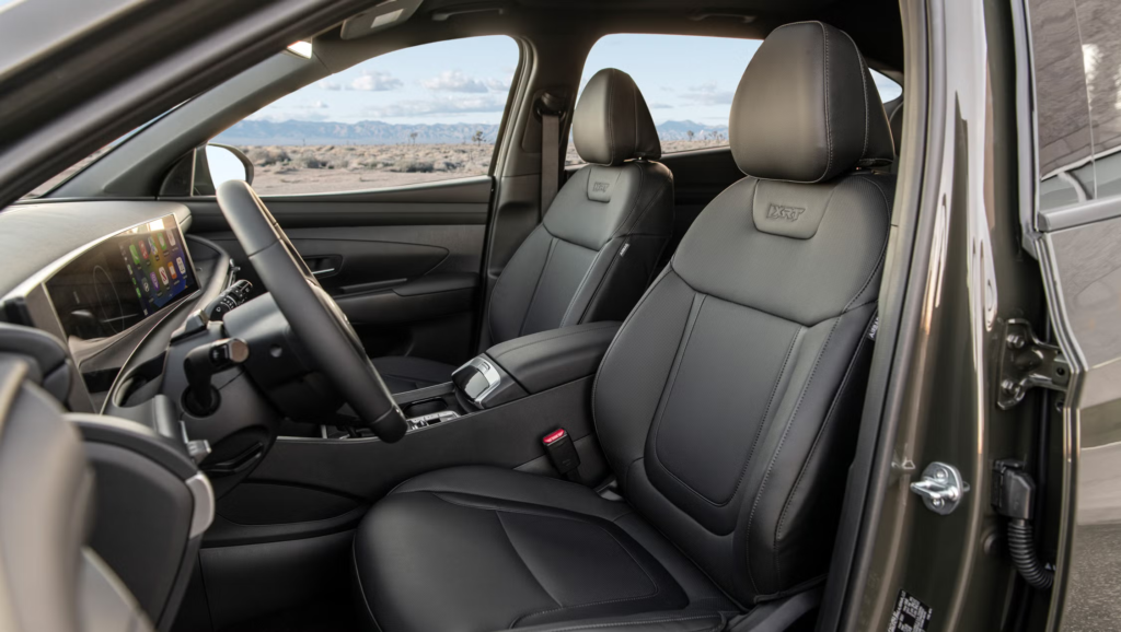 A Hyundai Tucson belső tere