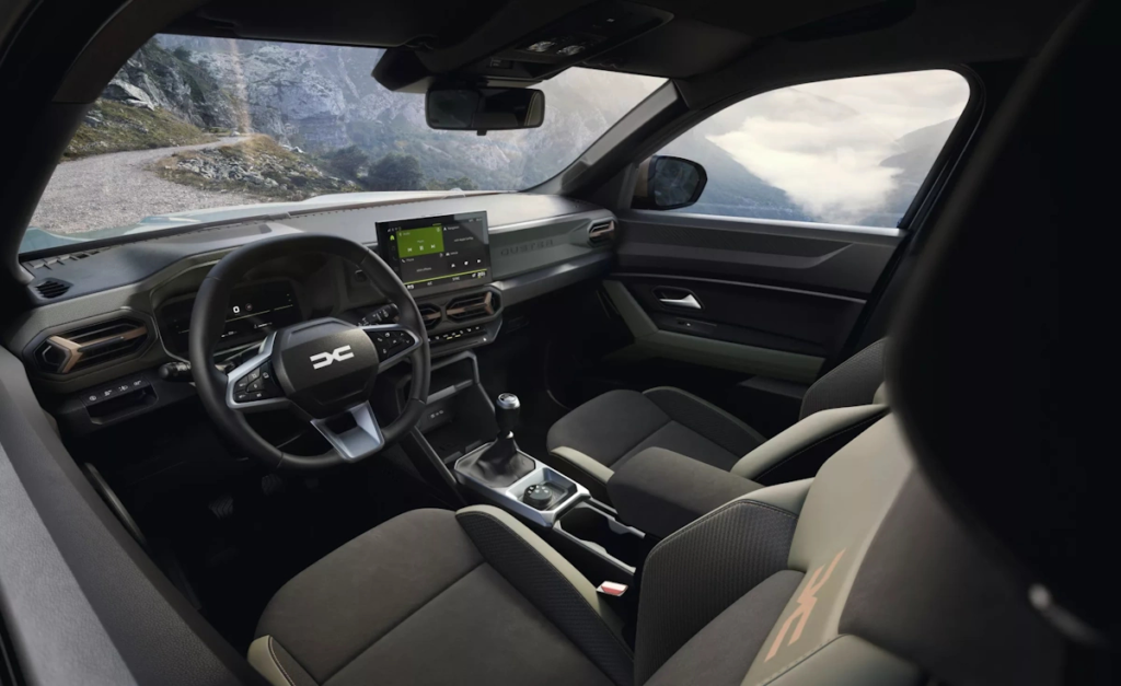 Dacia Duster belső tere