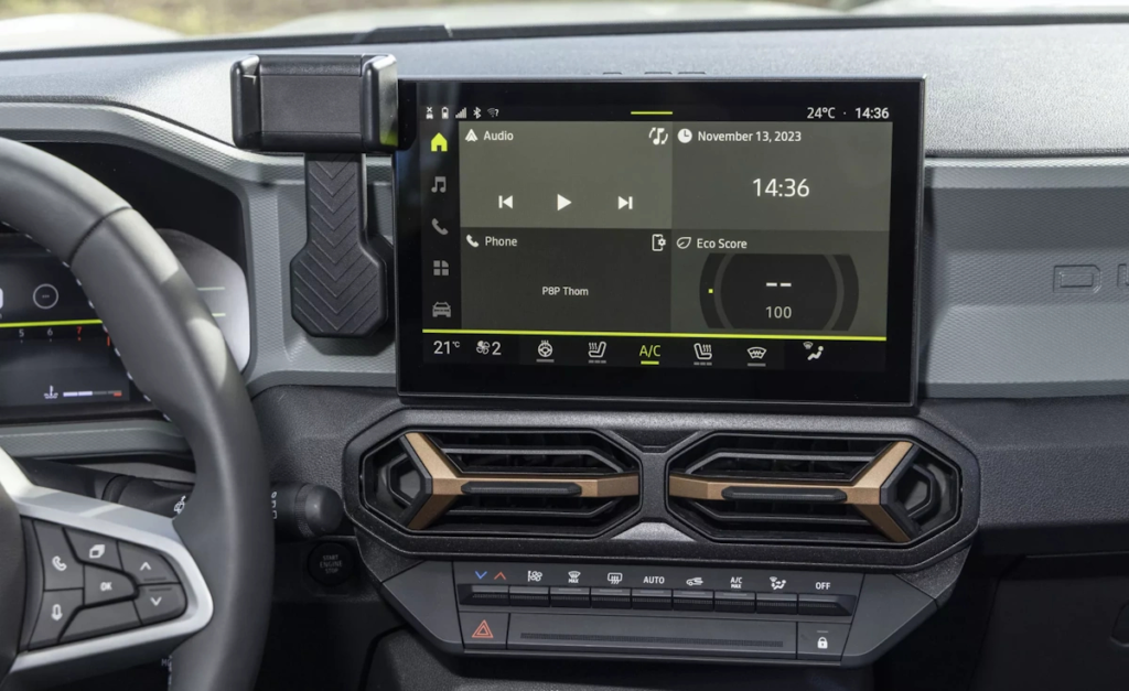 Dacia Duster belső tere